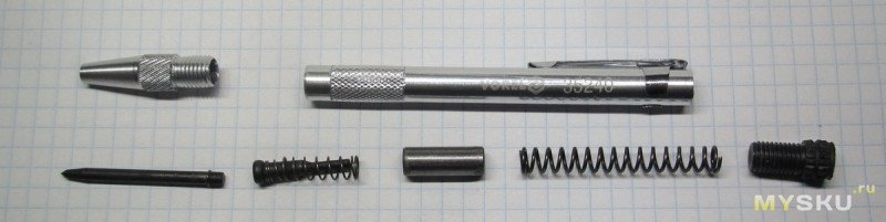 Автоматический керн (кернер, керно)  VOREL в  формфакторе шариковой ручки