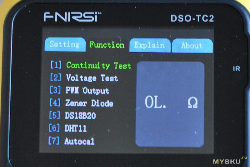 FNIRSI DSO-TC2: универсальный портативный измеритель