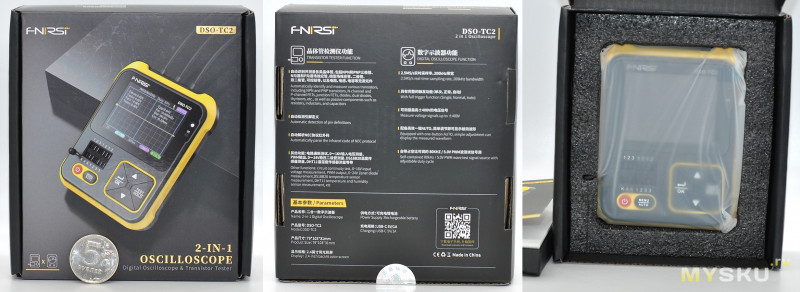 FNIRSI DSO-TC2: универсальный портативный измеритель