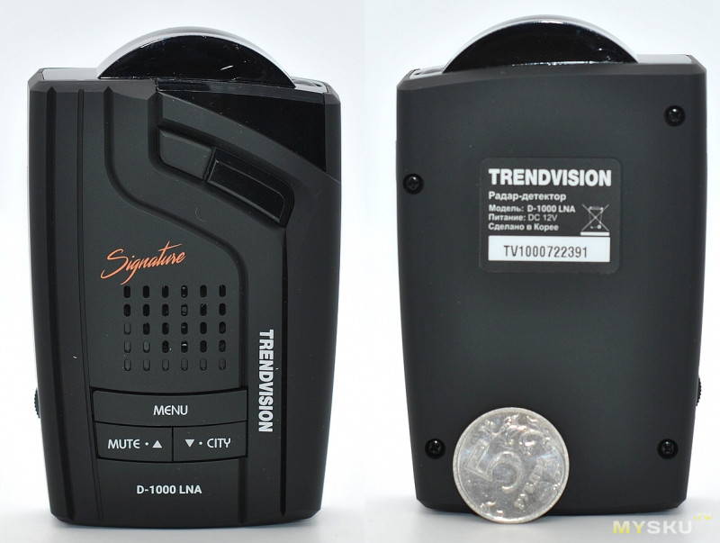 Сигнатурный радар-детектор с GPS TrendVision Drive-1000 Signature LNA