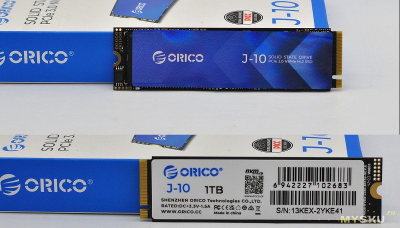 SSD M2 NVMe Orico J-10 1 ТБ