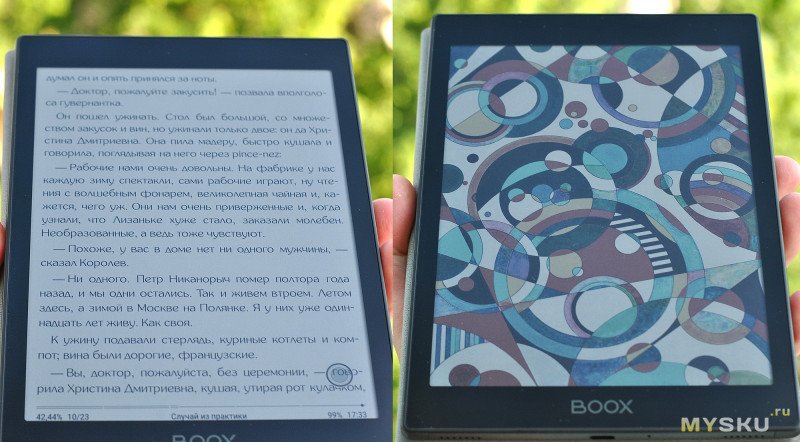 Электронная книга ONYX BOOX Faraday: читаем в цвете на E-ink