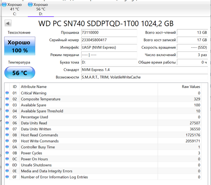 Установка SSD Western Digital WD SN740 1 ТБ в игровую консоль Steam Deck