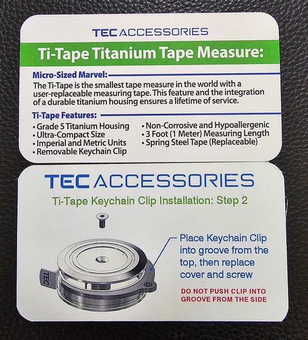Титановая рулетка TEC Ti-Tape - инструмент или тапочки для тараканов?