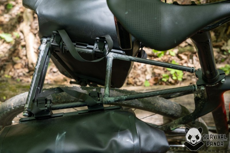 Самодельный ультралегкий карбоновый багажник для велосипеда из трубок с али