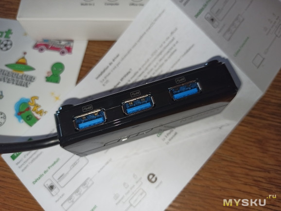 USB-концентратор Ugreen Classic 5 в 1 за .53