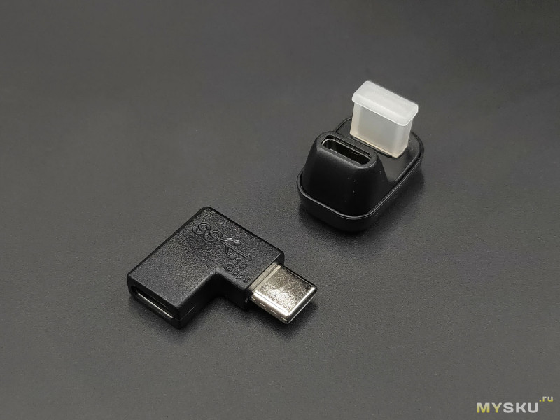 Переходники USB-C: 180° и 90°