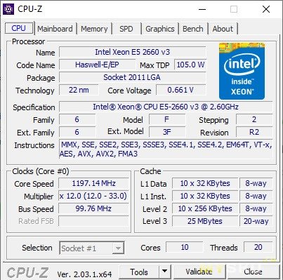 Комплект Intel E5-2660 V3 | HUANANZHI QD4 | 16 GB RAM DDR4