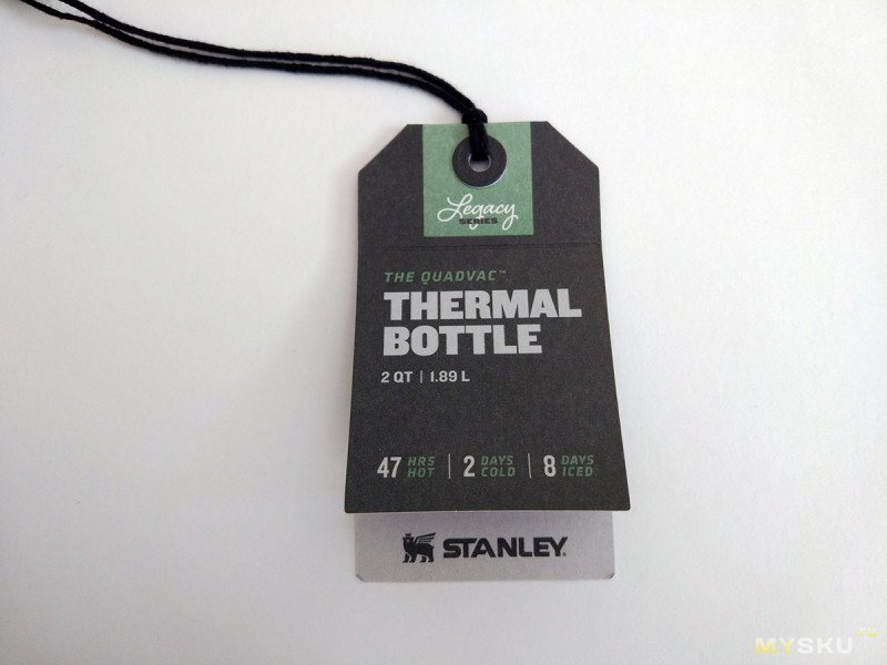 Термос в «рубашке». Модель Stanley 10-09839-001 объем 1.89 Л из серии Legacy