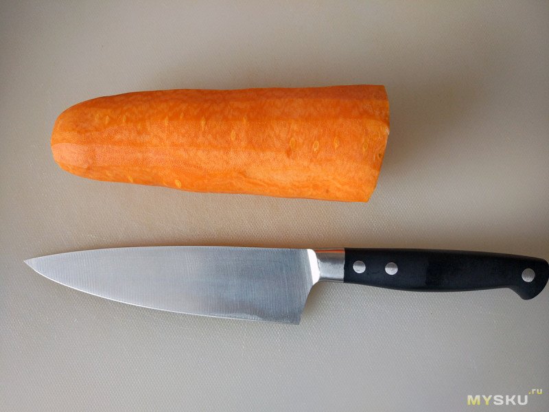 Поварской нож O'Kitchen из Фикс-Прайса. После покупки доработать напильником