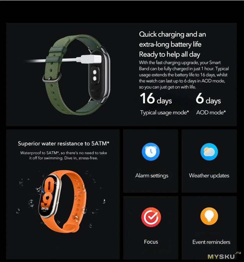 - Xiaomi Smart Band 8 Active     