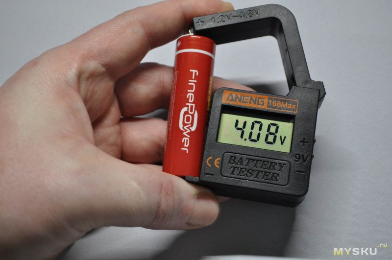 ANENG 168Max цифровой тестер батареек и аккумуляторов