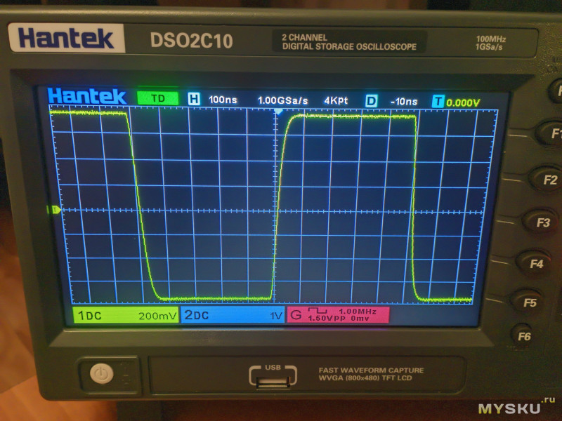 Выбор осциллографа начального уровня. Программный апгрейд Hantek DSO2C10 до старшей модели DSO2D15.