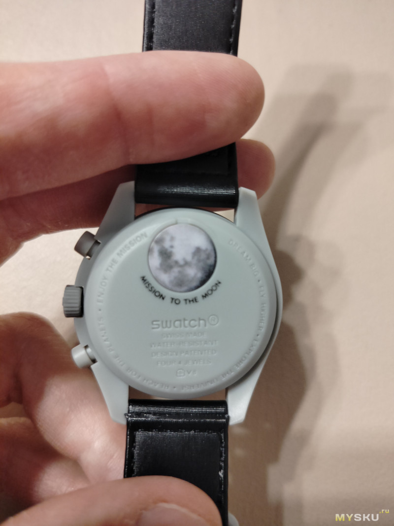 Мини-обзор реплики Omega X Swatch Moonswatch