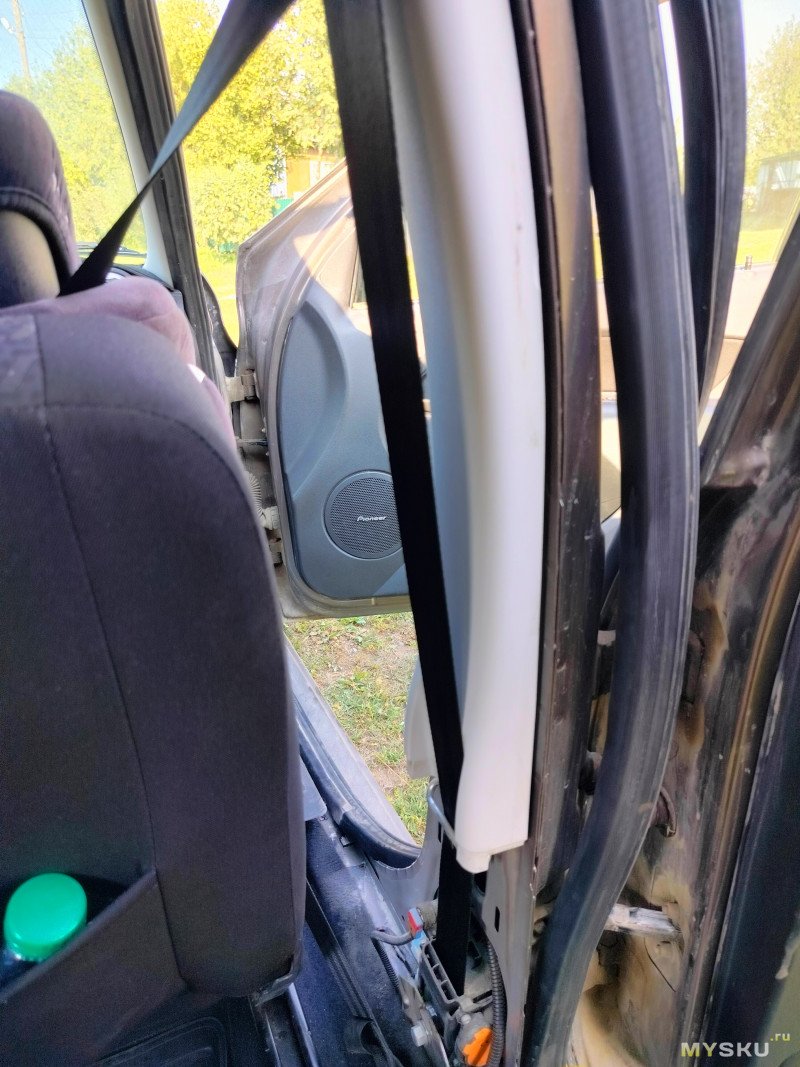 Установка регулировки ремней безопасности по высоте в автомобиль Datsun (Lada - Granta, Kalina)