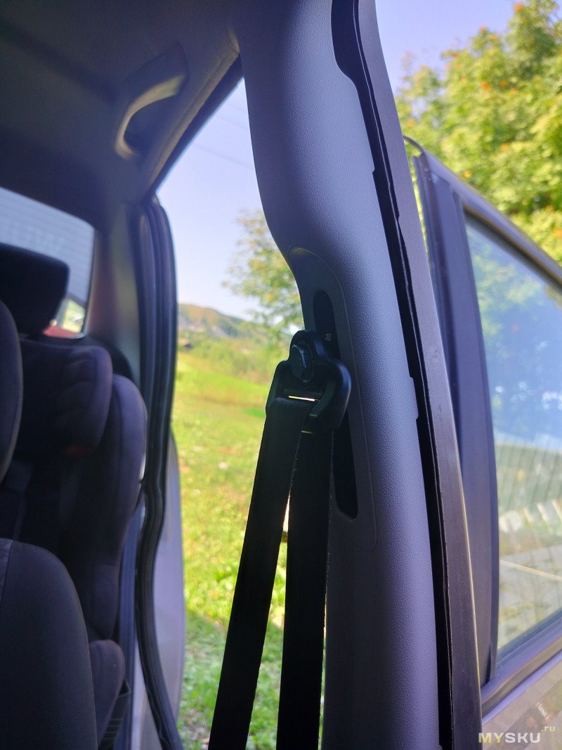Установка регулировки ремней безопасности по высоте в автомобиль Datsun (Lada - Granta, Kalina)