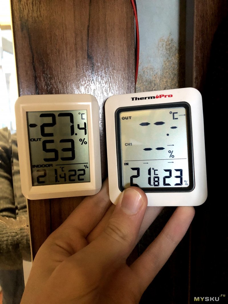 Термометр TS-FT0423 и ThermoPro TP60