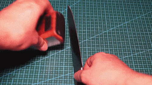 Необычный комплект для заточки ножей