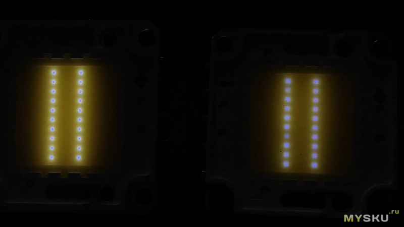 Как сделать долговечный светильник? Выбор COB светодиода, дешевый 50 ватт или дорогой 20 ватт?