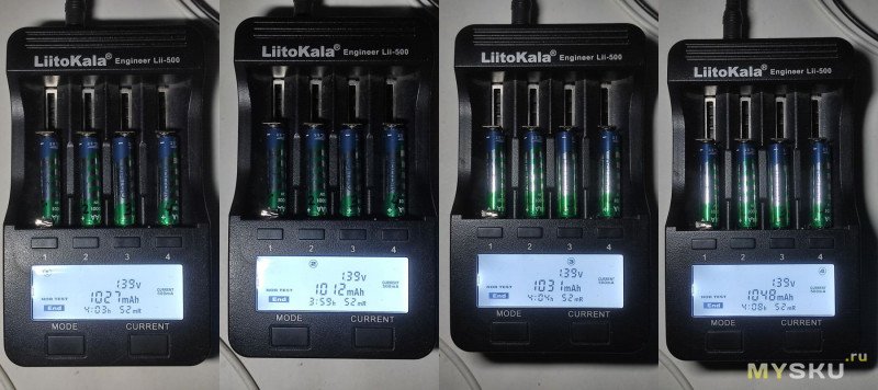 Тестирование трех разных аккумуляторов Perfeo с wildberries ААА 1100-400мАч