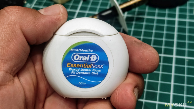 Зубная нить Oral-B (Обзор-лайфхак для тех кто хоть немного пользуется паяльником)