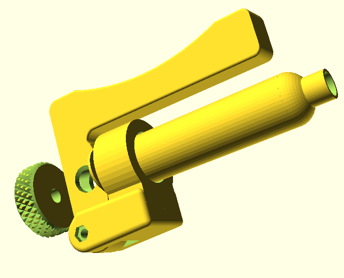 OpenSCAD — рисуем дозатор флюса