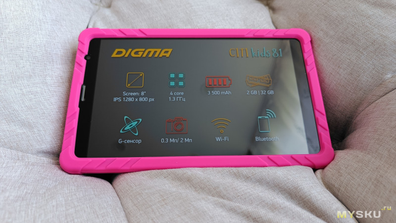 Первый планшет для девочки или обзор планшета Digma kids 81