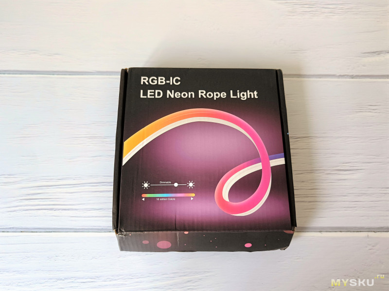 Так называемая неоновая LED лента с управлением по Wi-Fi. RGB лента со светорассеивателем, адресными светодиодами и управлением через wifi