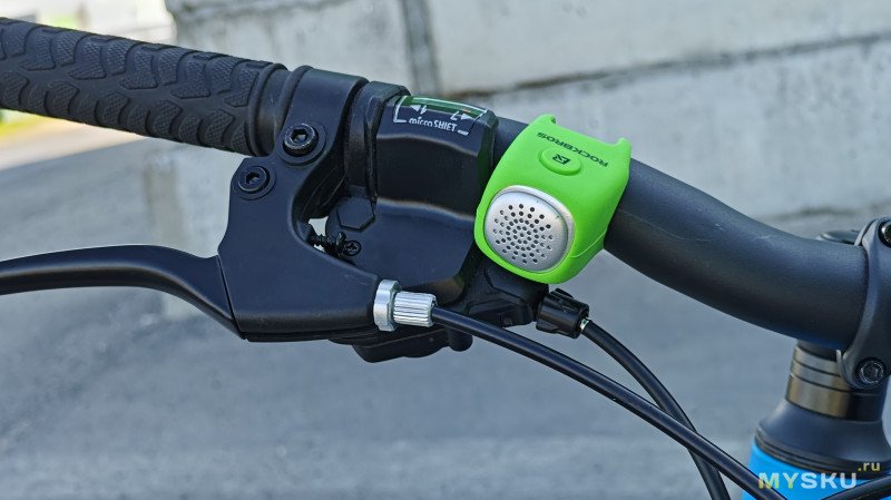 Звонок велосипедный ROCKBROS CB1709 электрический с защитой от дождя, 90 дБ