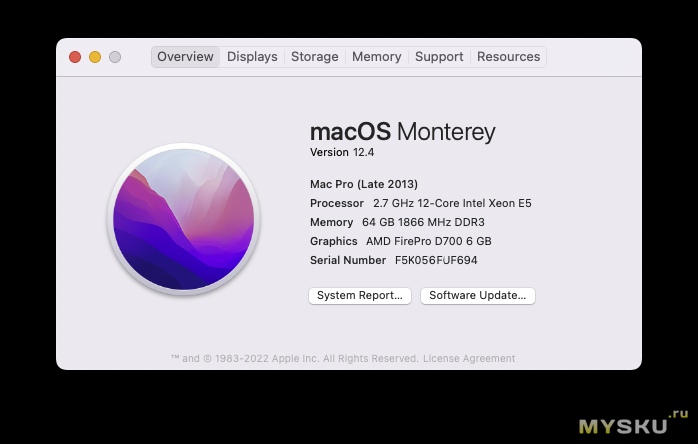 Apple Mac Pro 2-ого поколения "Trashcan". Модель 2013 года. Могут ли что-то старые Маки на Xeon'ах Ivy Bridge?