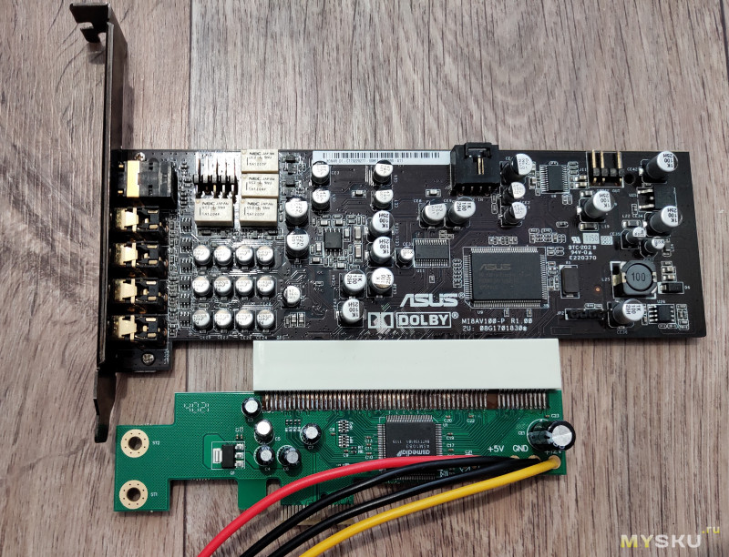 Вторая жизнь звуковой карты c интерфейсом PCI в новом ПК - переходник мост PCI-E на PCI