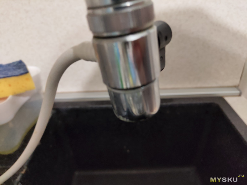 Пластиковая насадка аэратор для кухонного смесителя, с тремя режимами работы (миниобзор)