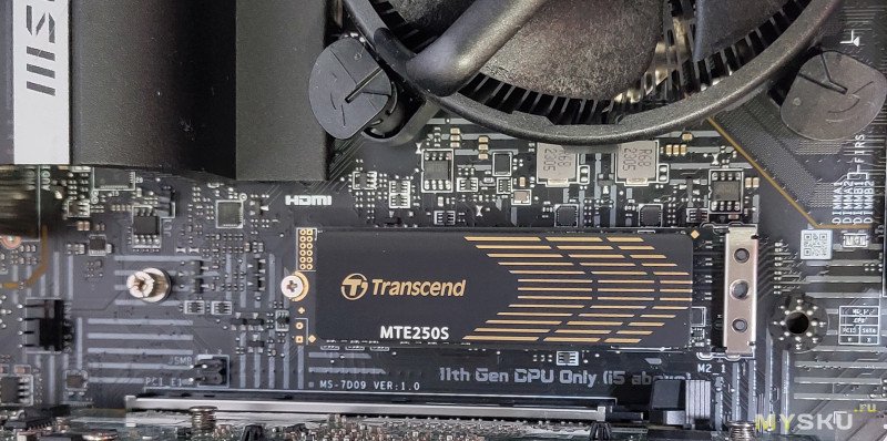 Обзор SSD NVMe накопителя Transcend 250S объёмом 1ТБ (TS1TMTE250S)