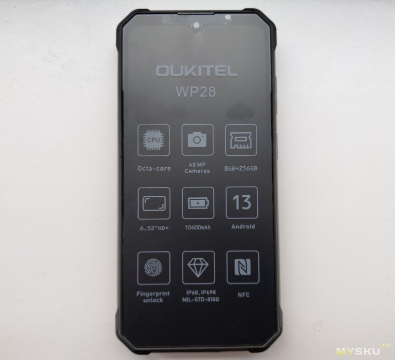 Oukitel WP28 - защищённый смартфон с огромным аккумулятором