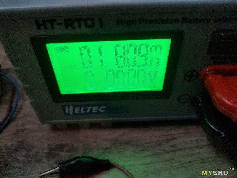 Обзор измерителя внутреннего сопротивления аккумуляторов HT-RT01