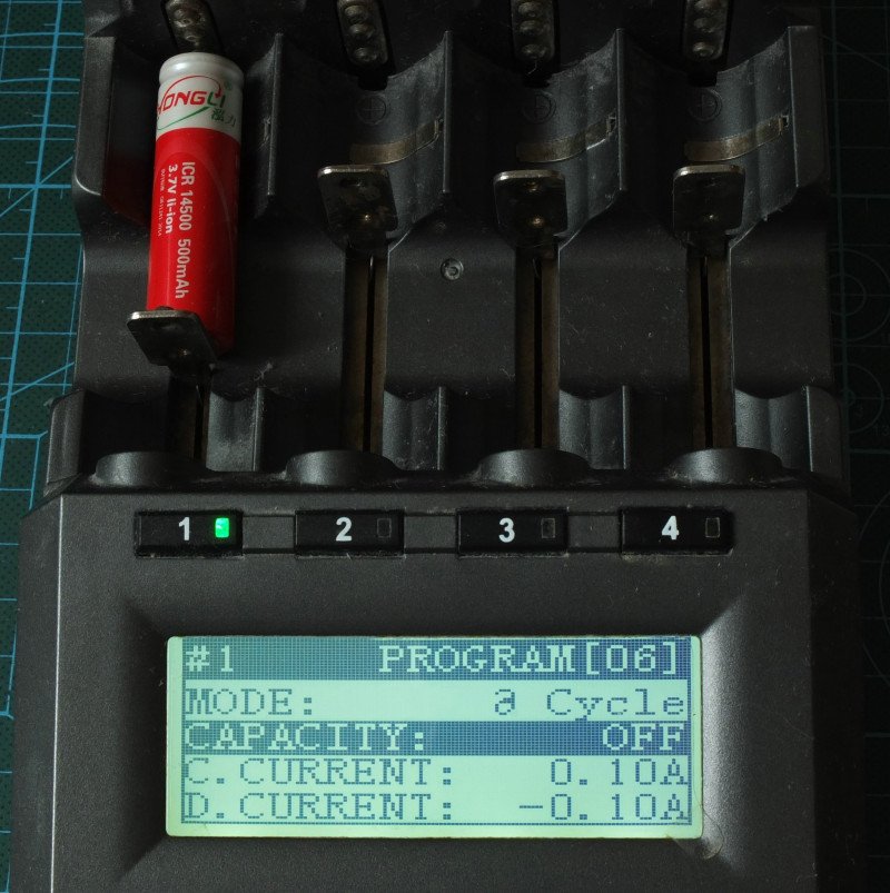 Аккумулятор Hongli ICR-14500 500 mAh 3.7V. Микрообзор