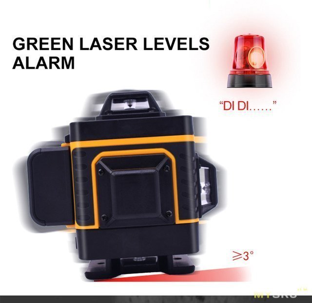 Лазерный невелир 16 линий 4D лазерный уровень 360 за 2881₽