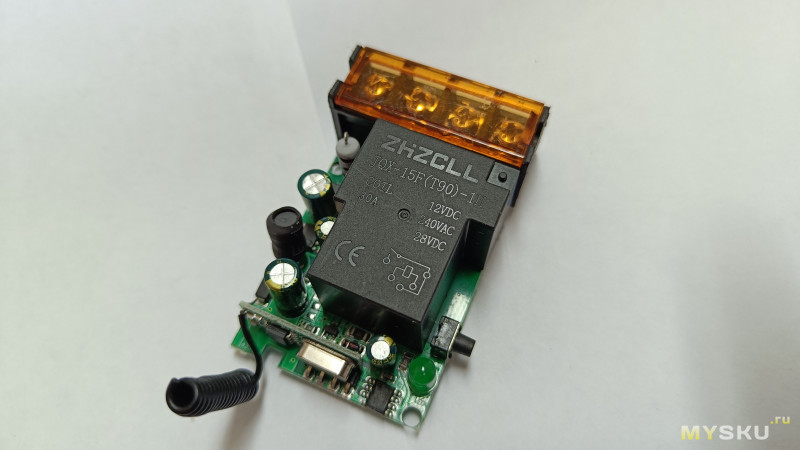 Беспроводной переключатель на 30 А с пультом управления и программированием кнопок, 433 МГц