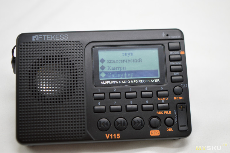 Портативный радио Retekess V115 с расширенными возможностями