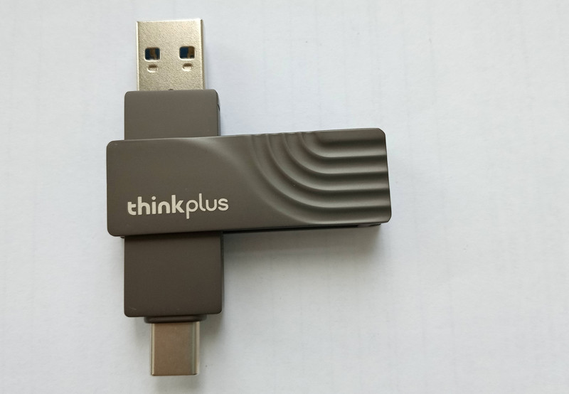 Быстрая USB флешка Lenovo Thinkplus на 128 ГБ, с type-c разъёмом