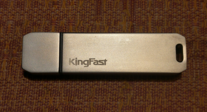 Kingfast 128 - металлическая флешка-SSD