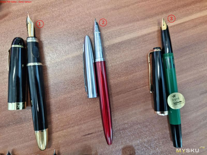 Перьевые ручки из Китая. (Не все ручки одинаково полезны.)