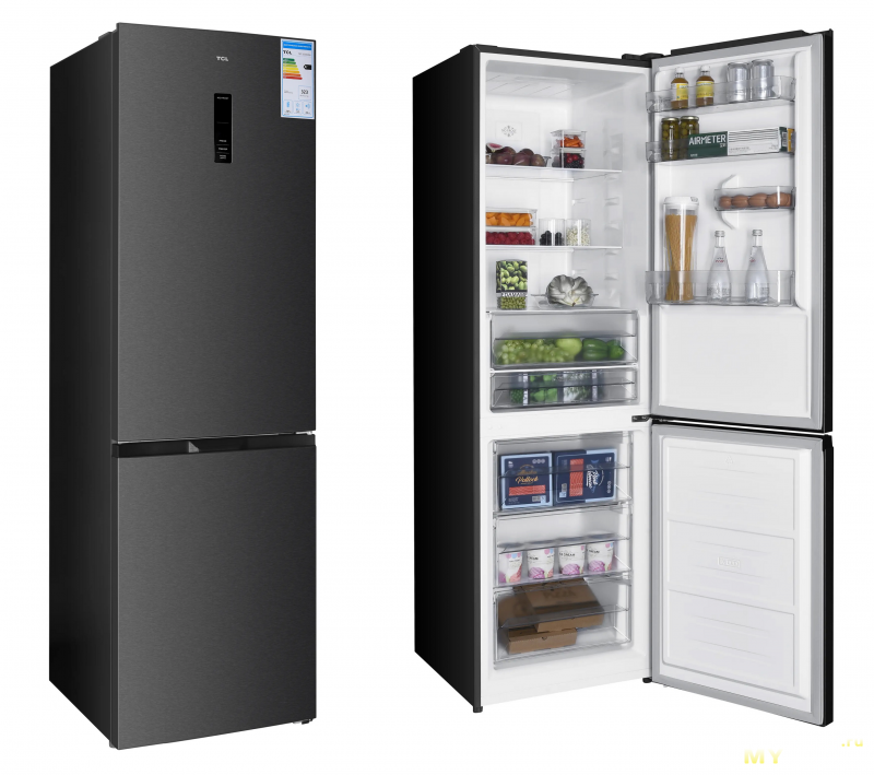 39 999руб. Холодильник TCL TRF-347WEXA+ Black