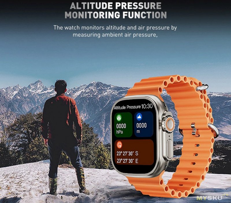 Смарт часы LEMFO WS18 Max Ultra Series. Полный фарш.