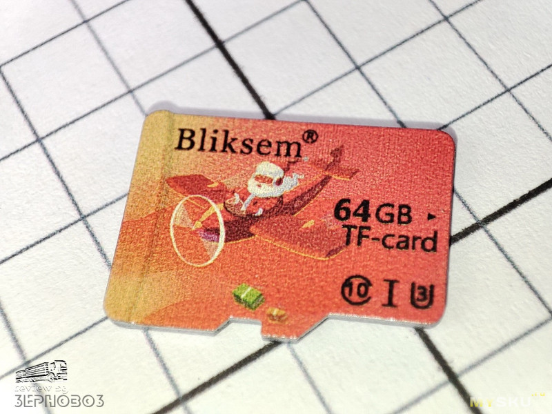 Карта памяти Bliksem 64ГБ за 1.99$