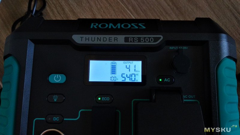 Обзор внешнего аккумулятора Romoss Thunder RS500: повербанк для устройств с 220 В
