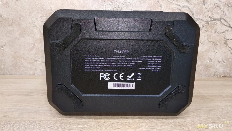 Обзор внешнего аккумулятора Romoss Thunder RS500: повербанк для устройств с 220 В