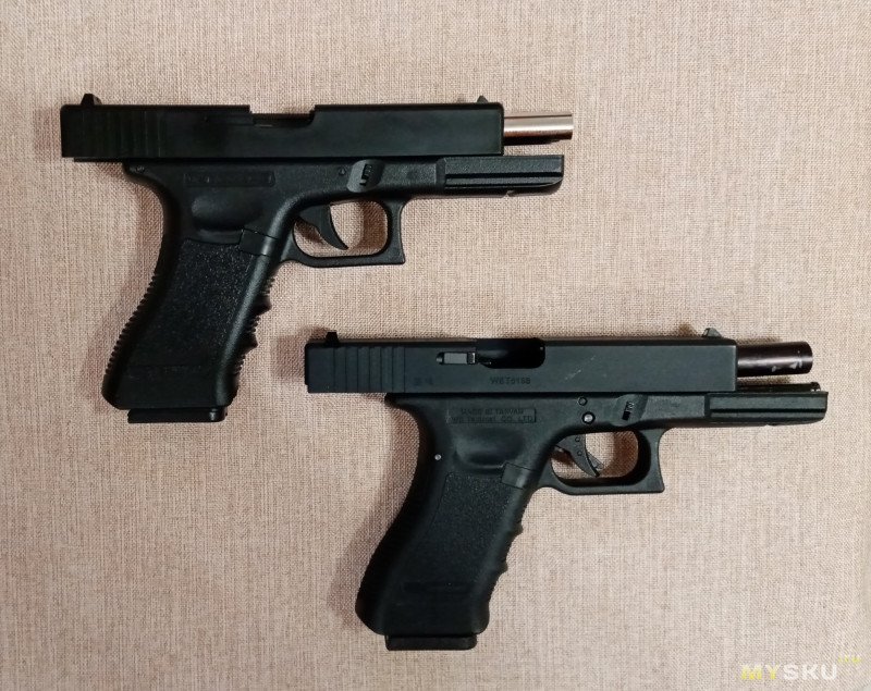 Пистолет пневматический детский Glock 17 Q1