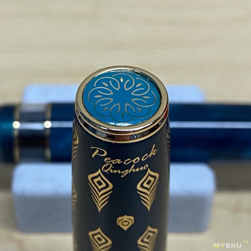 Перьевая ручка HongDian N7 Blue Peacock