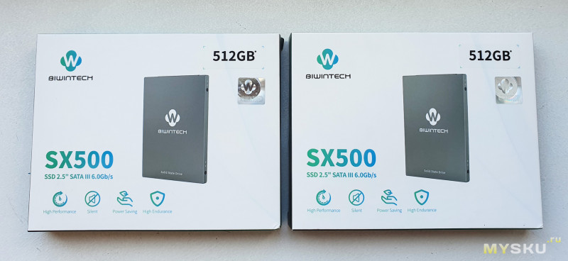Внутренний 2,5" SATA SSD BiwinTech SX500